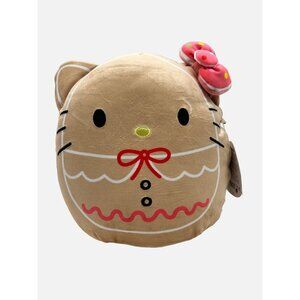 Squishmallows Sanrio Hello Kitty 10" Gingerbread Christmas Plush 2023 Stuffed To